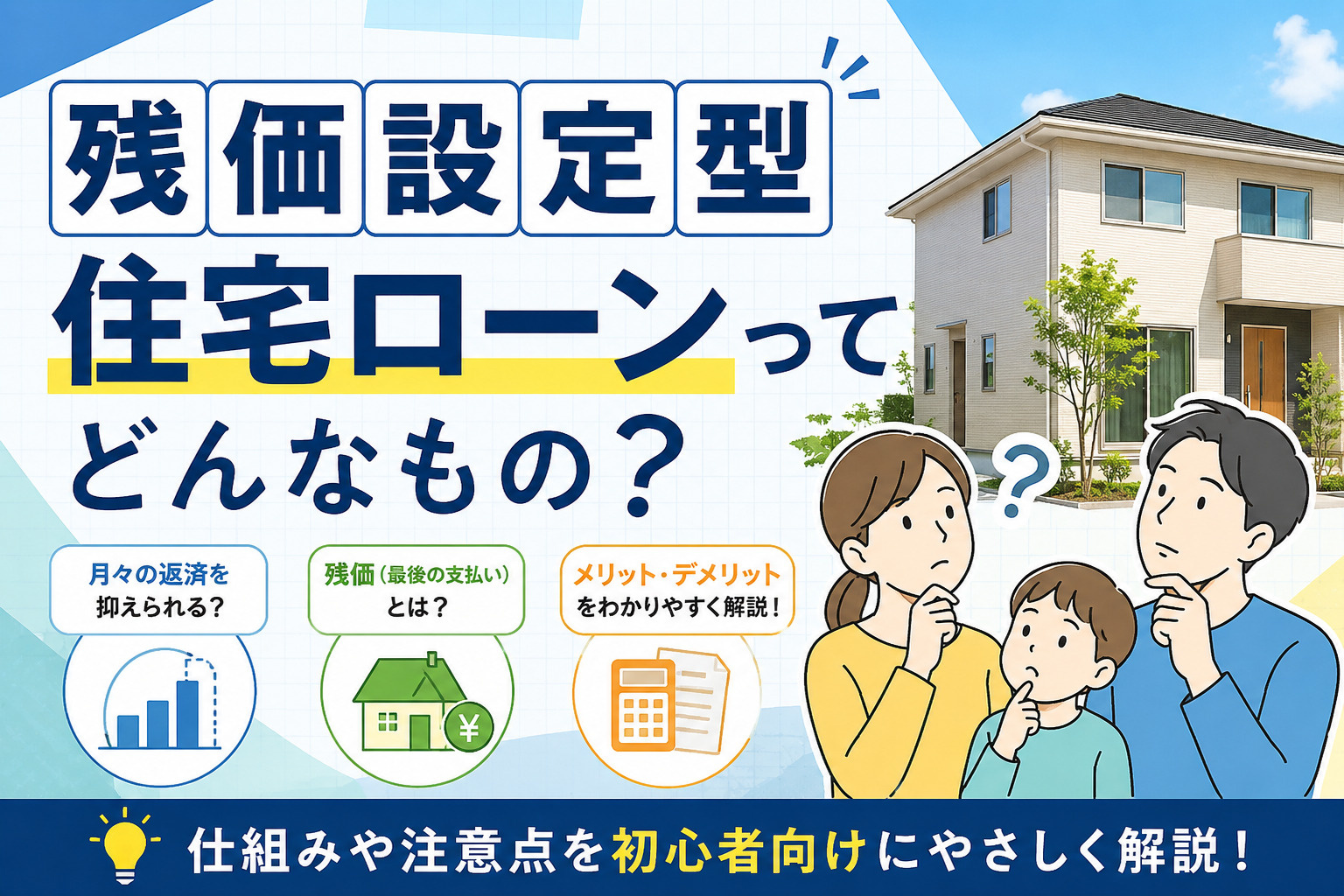 「残価設定型住宅ローン」ってどんなもの？の画像