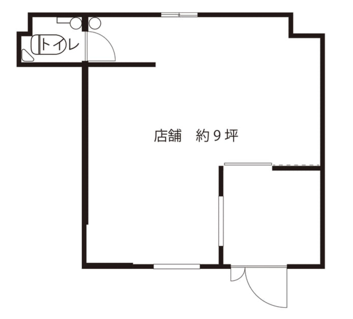 南堀江2丁目!1階路面店舗!約9坪!軽飲食店相談可能!の画像