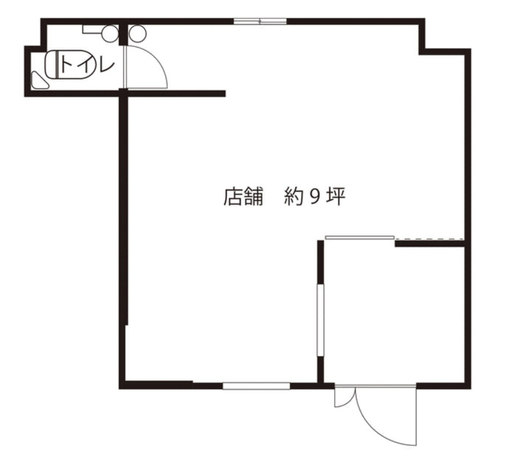 南堀江2丁目！1階路面店舗！約9坪！軽飲食店相談可能！の画像
