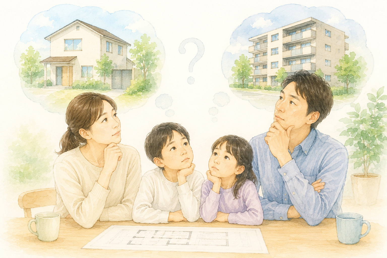 八代市で持ち家か賃貸か迷う人へ？金額の違いと判断の考え方を解説の画像