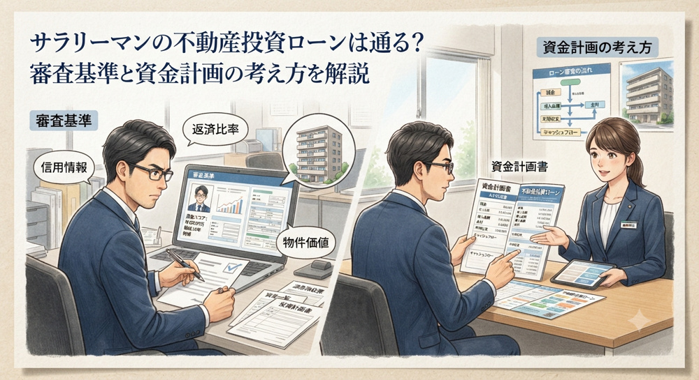 サラリーマンの不動産投資ローンは通る？審査基準と資金計画の考え方を解説の画像
