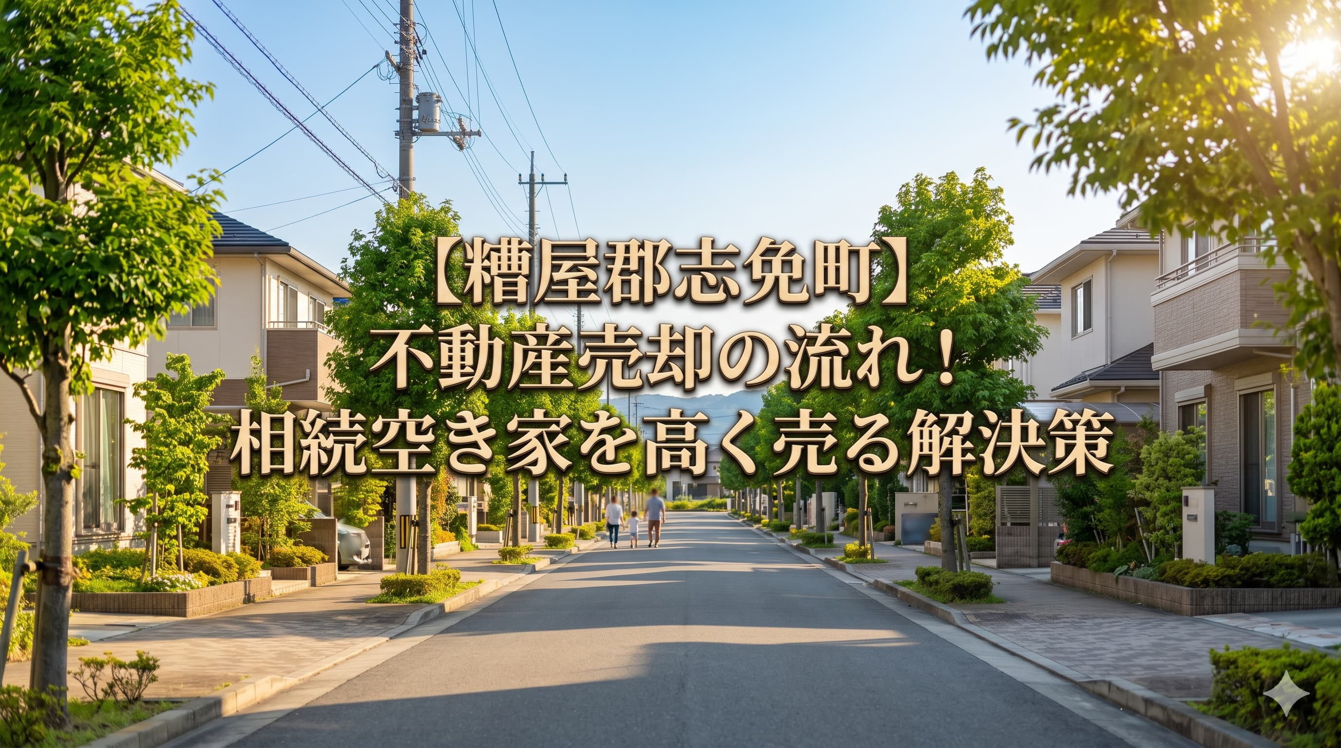 【糟屋郡志免町】不動産売却の流れ！相続空き家を高く売る解決策の画像