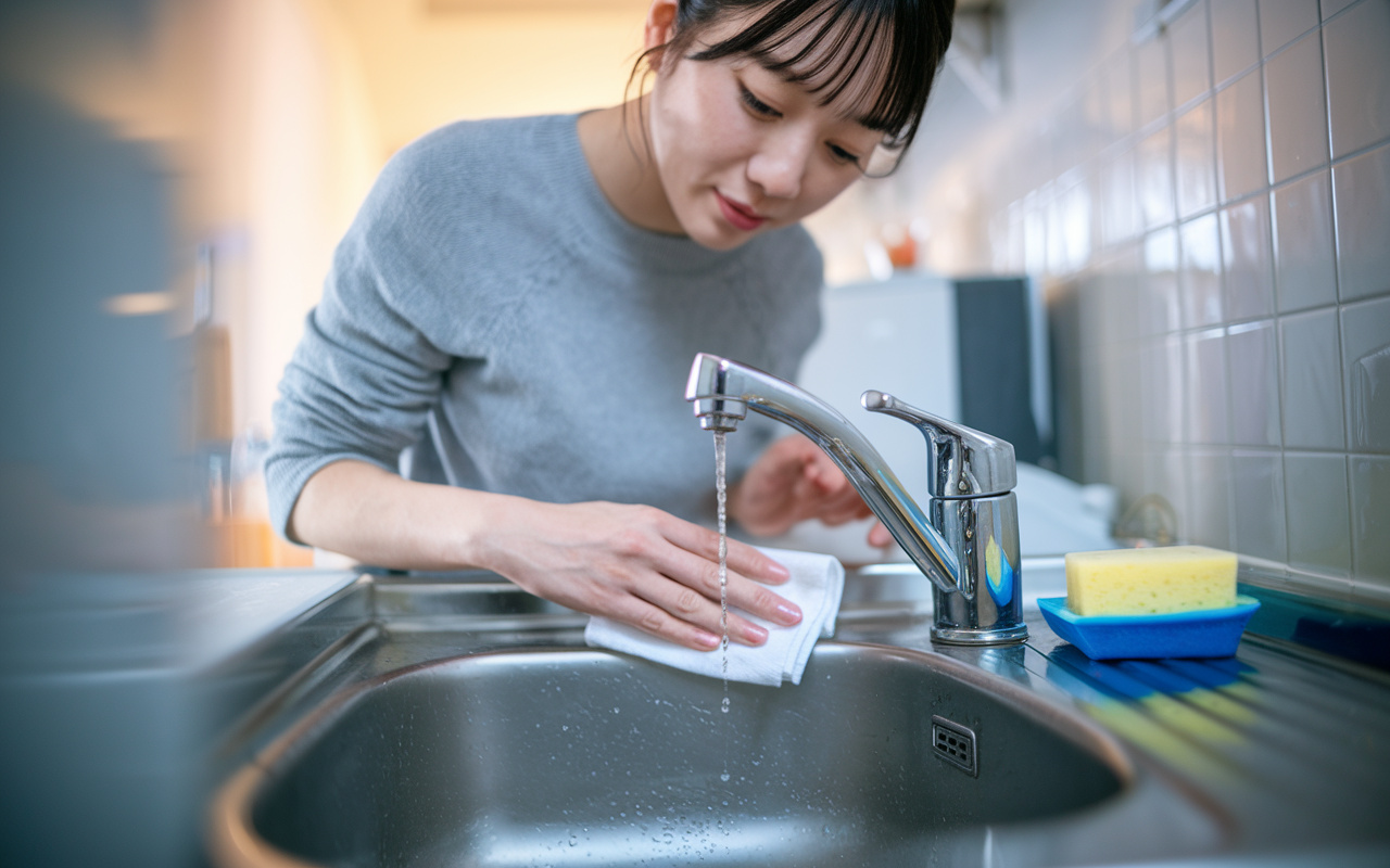 賃貸キッチンの水まわり手入れ術！カビ対策で退去時も安心に暮らす方法の画像