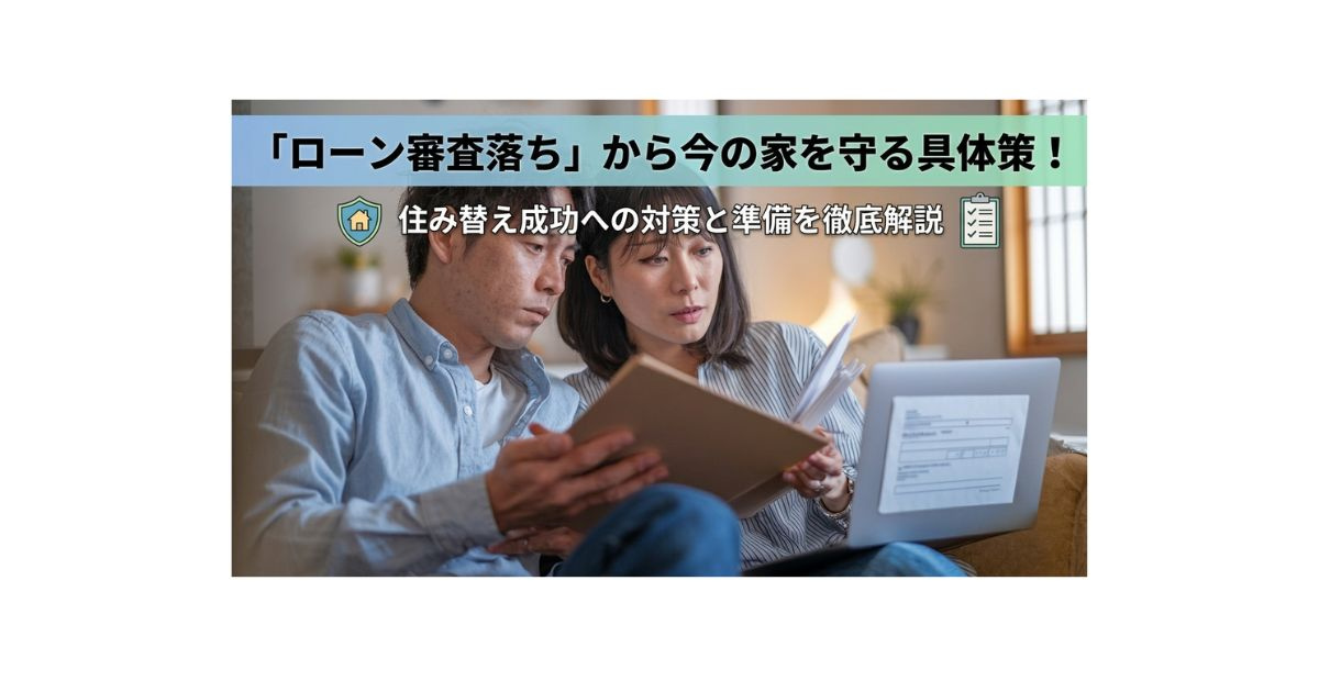 住み替えでローン審査に落ちたら？今の家を失うリスクと守るための対策の画像
