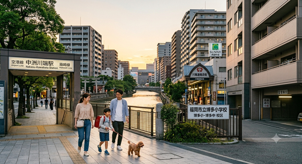 中洲川端・呉服町エリア】博多・天神を掌中に収める極上の住環境！　不動産購入・賃賃完全ガイドの画像