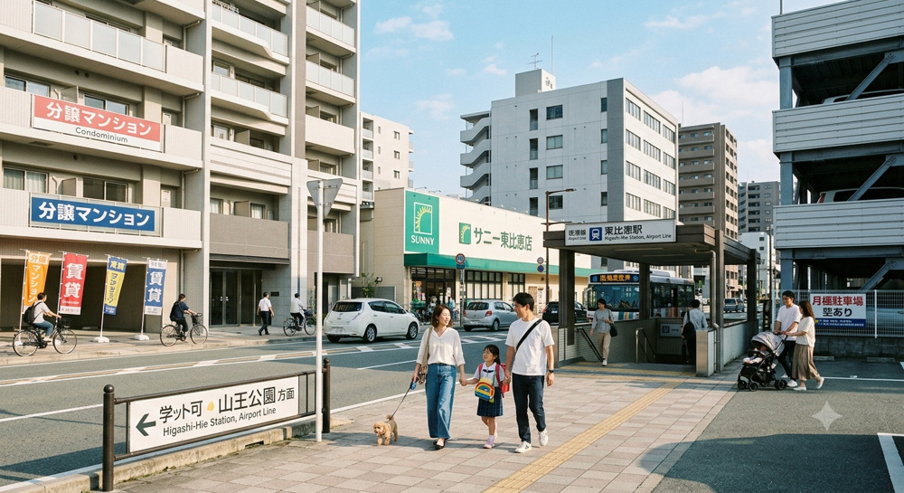 東比恵駅周辺エリア】博多駅へ1駅2分の圧倒的利便性！ 職住近接を叶える全世帯向け住みやすさ徹底解説ガイドの画像