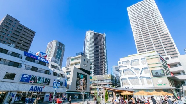 武蔵小杉駅の風景