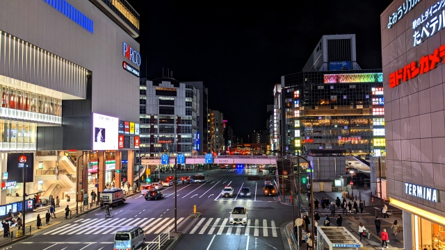 錦糸町駅の風景