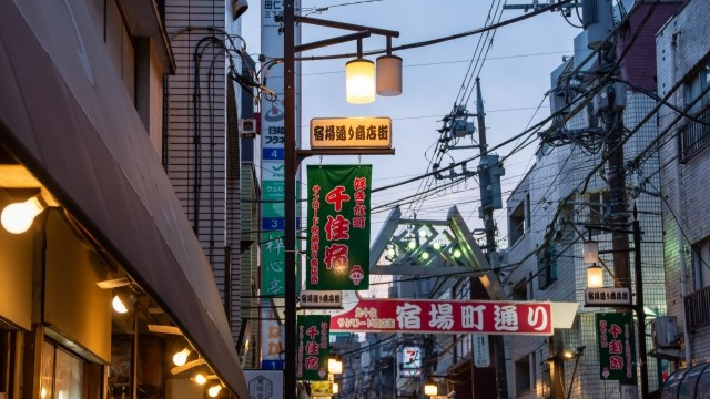 北千住駅の風景