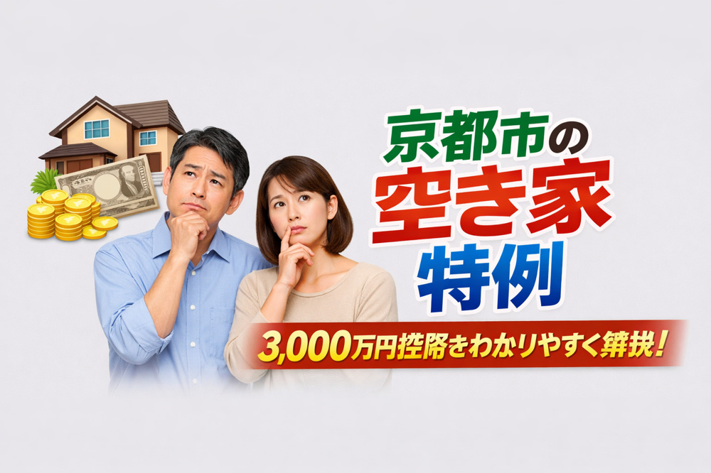 空き家特例（3,000万円控除）をわかりやすく解説の画像