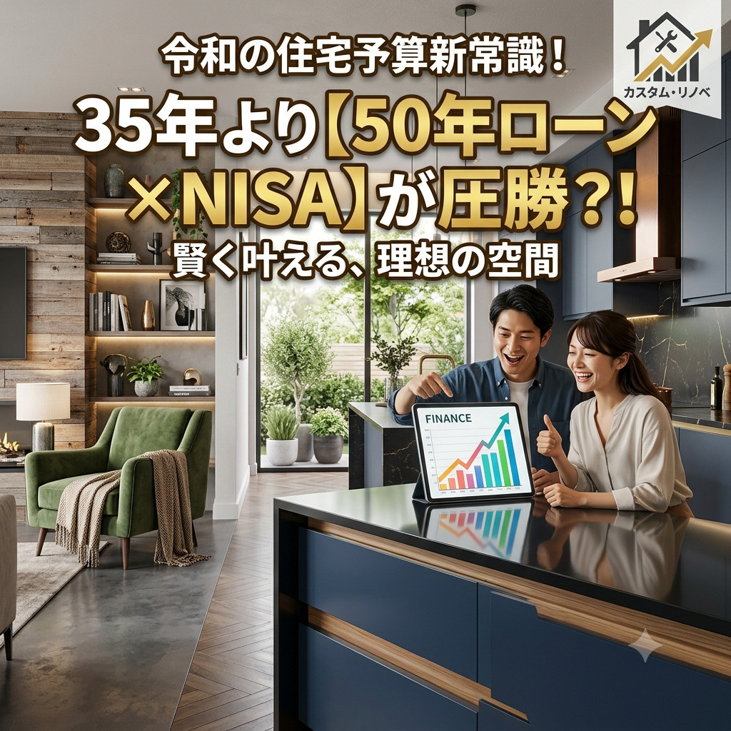 【予算の決め方】住宅ローンは「50年」が正解！？NISAを組み合わせた令和の賢い資金計画の画像