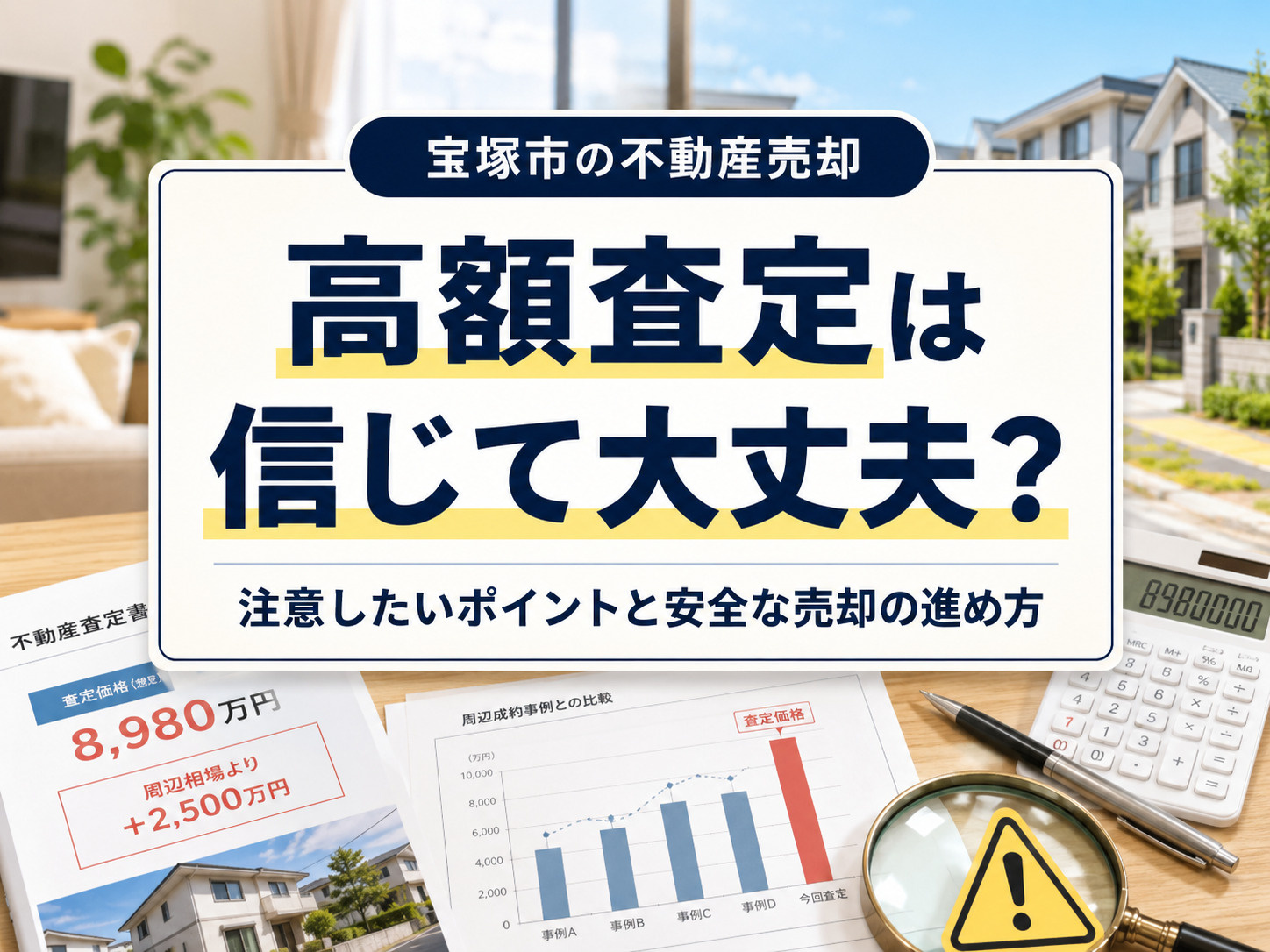 宝塚市の高額査定は信じて大丈夫？注意したいポイントと安全な売却の進め方の画像