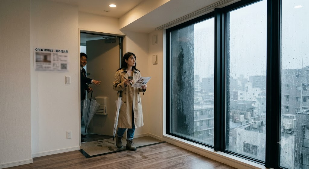 雨の日の内見は損か得か？東小金井駅で賃貸の部屋探しを成功させるコツの画像