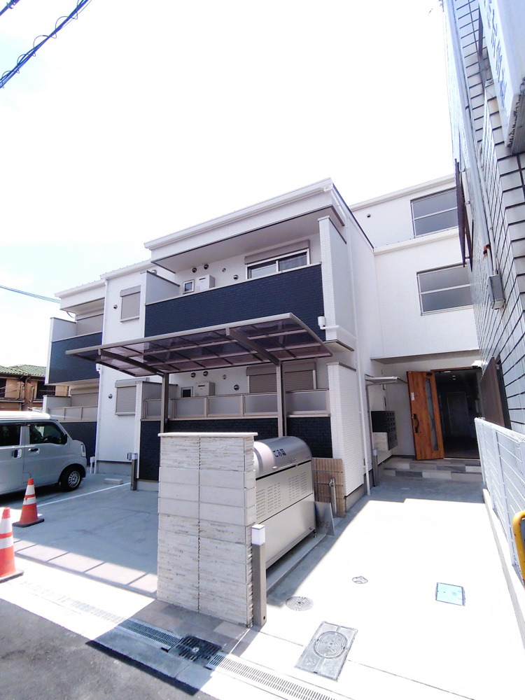 【平野駅徒歩8分】平野区喜連3丁目 1LDK♪2024年築・敷金0円・オートロック＆宅配BOX・浴室乾燥機付の築浅マンションの画像