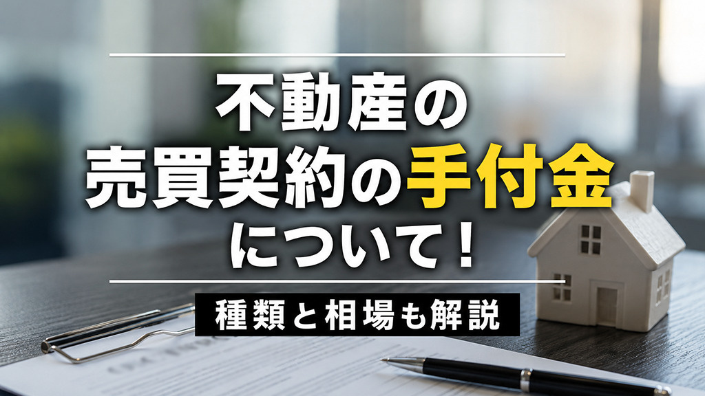 不動産の売買契約の手付金について！種類と相場も解説の画像