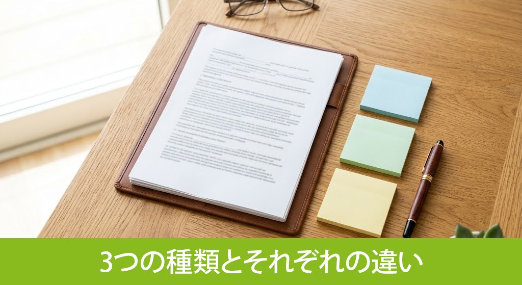 手付金の3つの種類とそれぞれの違い