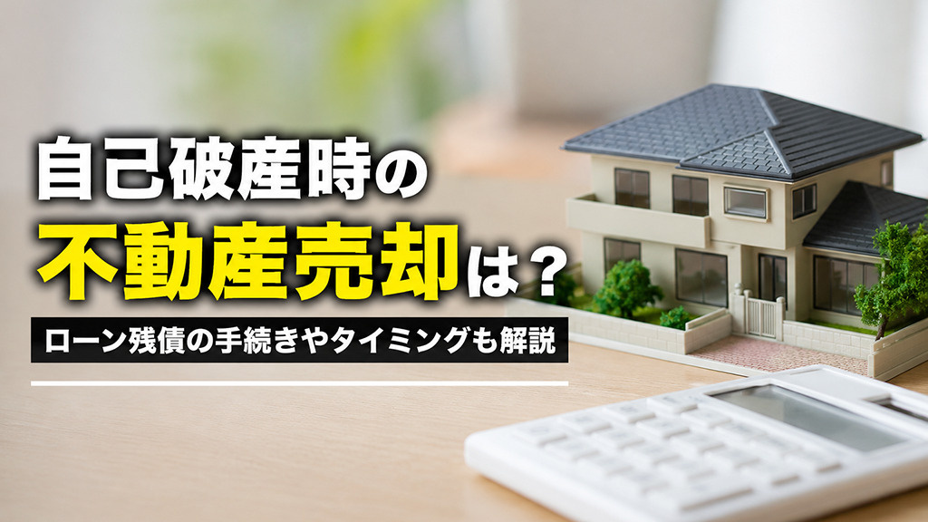 自己破産時の不動産売却は？ローン残債の手続きやタイミングも解説の画像