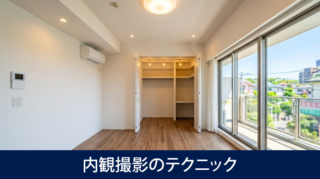 空間価値を引き出す内観撮影のテクニック