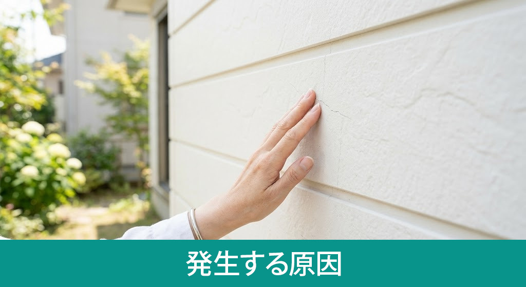 外壁のヘアクラックが発生する原因