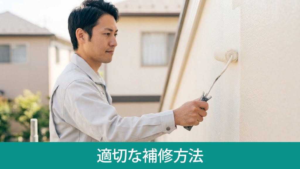 ヘアクラックの適切な補修方法