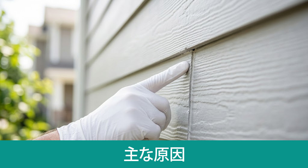 サイディングの浮きや反りが発生する主な原因