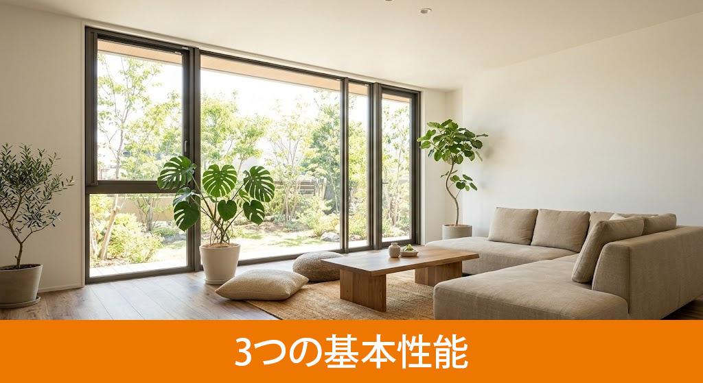 省エネ住宅に不可欠な3つの基本性能
