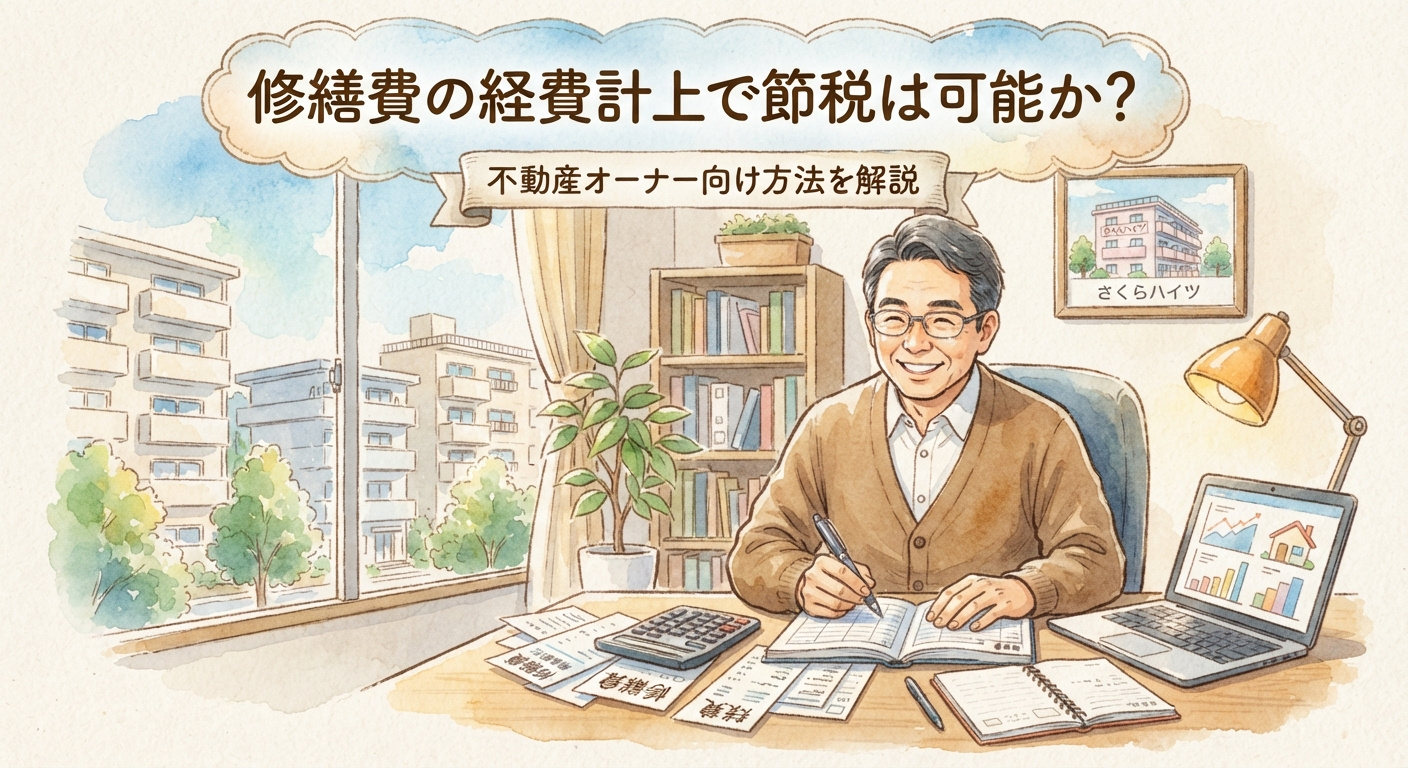 修繕費の経費計上で節税は可能か？不動産オーナー向け方法を解説の画像
