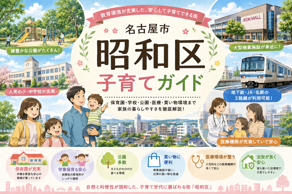 名古屋子育てガイド「昭和区」編の画像