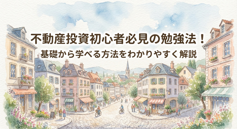 不動産投資初心者必見の勉強法！基礎から学べる方法をわかりやすく解説の画像