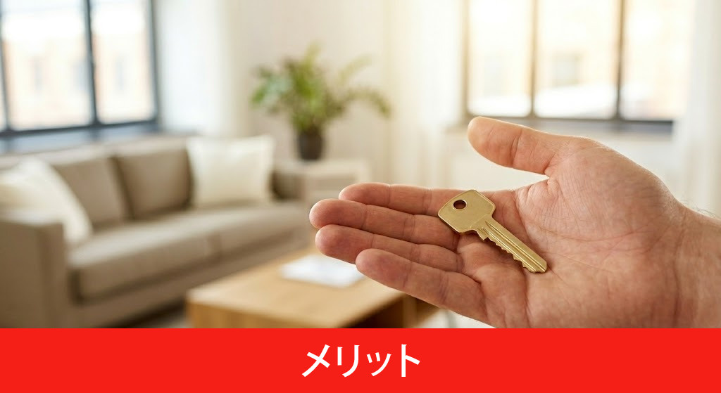 マンスリーマンションのメリット