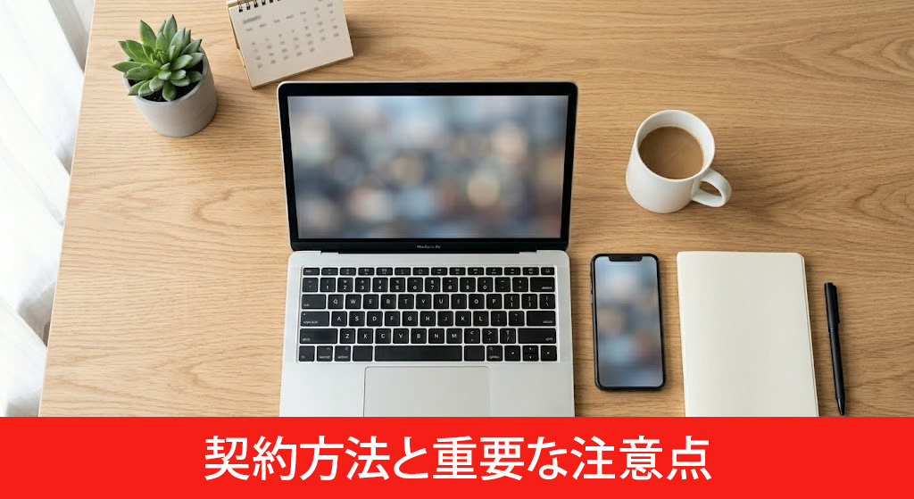 マンスリーマンションの契約方法と重要な注意点