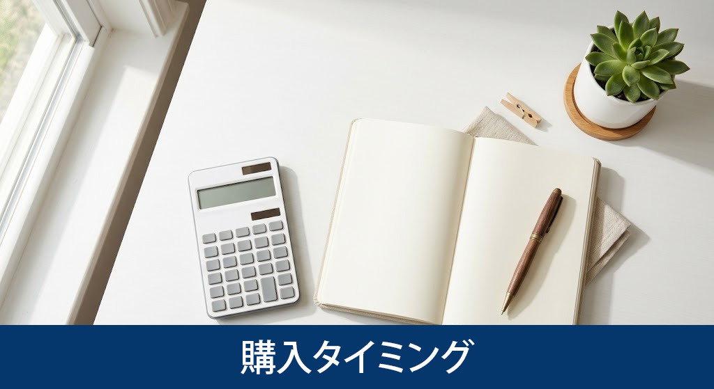 完済年齢から逆算する購入タイミング