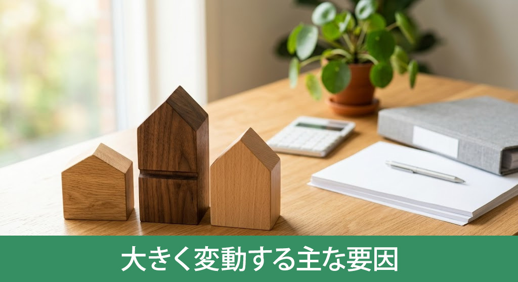 40坪の建築費用が大きく変動する主な要因