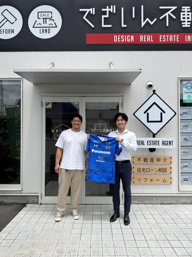 埼玉パナソニックワイルドナイツの坂手淳史選手がご来店くださいました!の画像