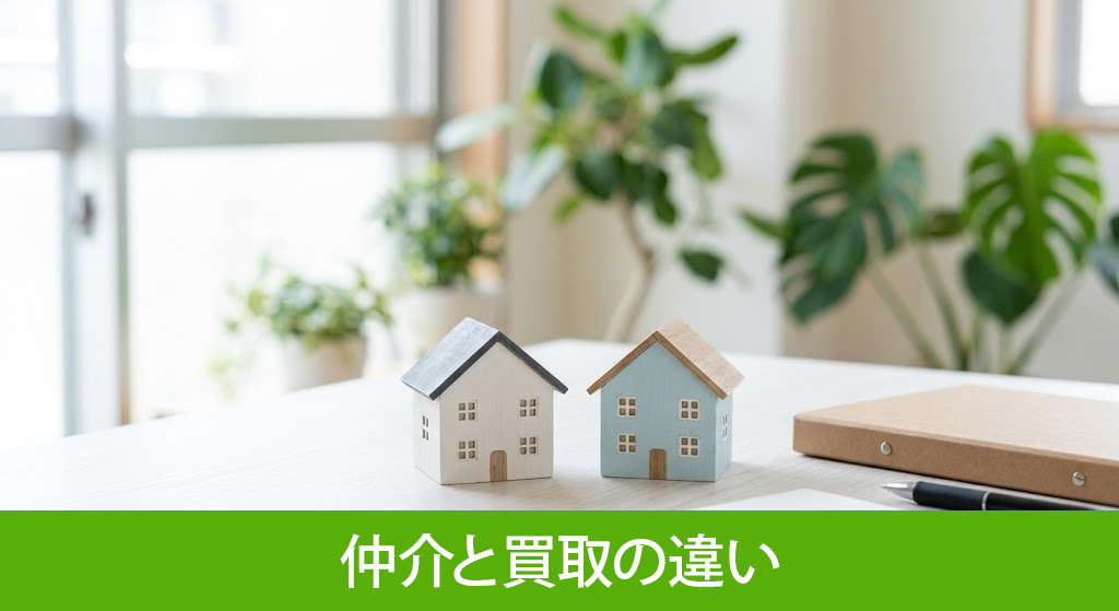 仲介と買取の違い