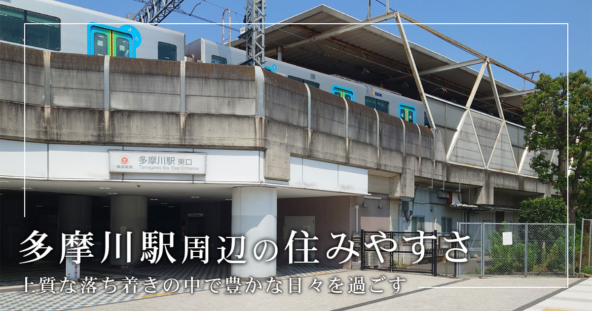 多摩川駅周辺の住みやすさ、上質な落ち着きの中で豊かな日々を過ごすの画像