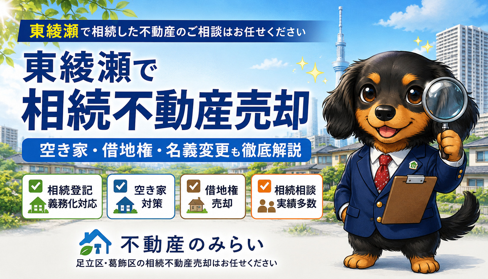 東綾瀬で相続した不動産を売却したい方へ｜後悔しない相続不動産売却完全ガイドの画像