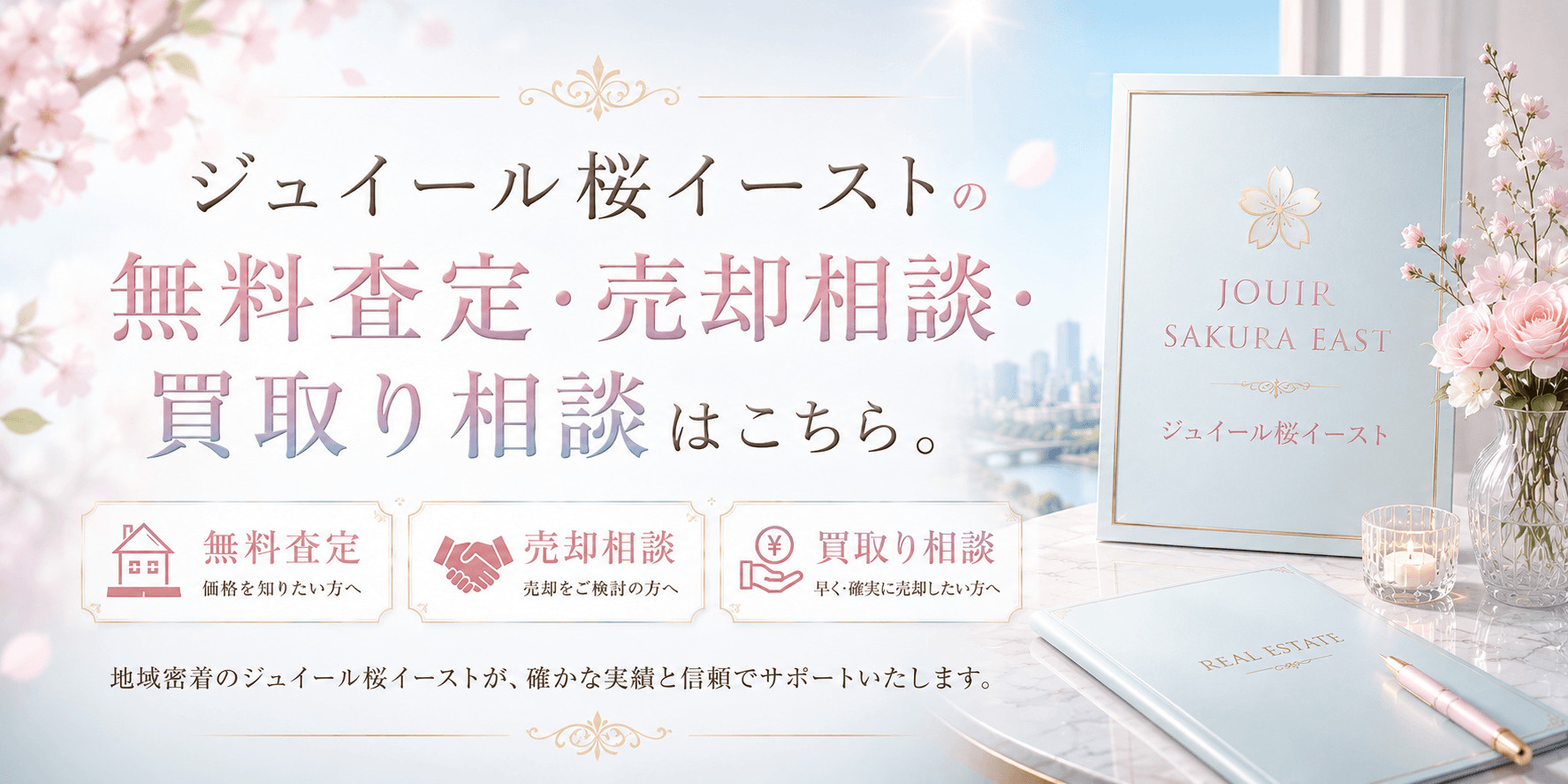 ジュイール桜イーストを売りたい方へ｜足立区舎人のマンション無料査定・売却相談・買取り相談の画像