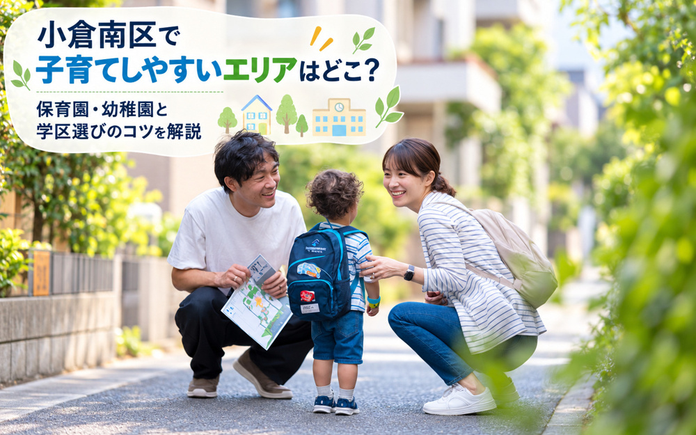 小倉南区で子育てしやすいエリアはどこ？保育園や幼稚園と学区選びのコツを解説の画像