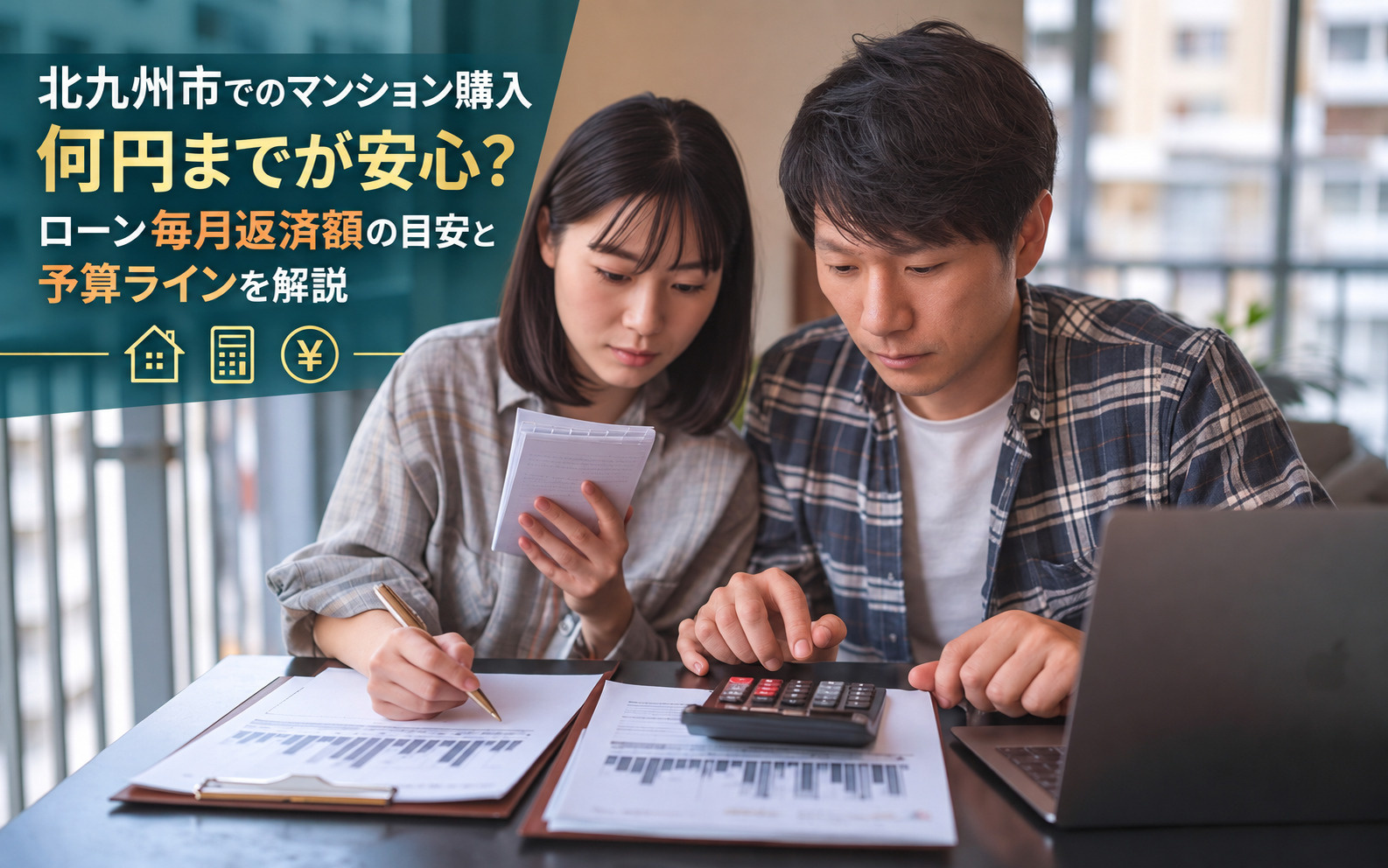 北九州市でのマンション購入は何円までが安心?ローン毎月返済額の目安と予算ラインを解説の画像