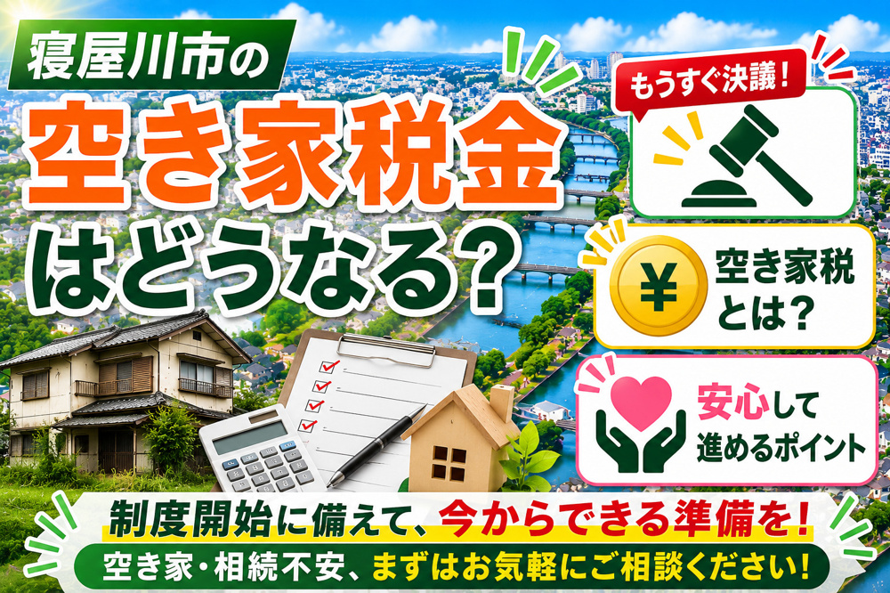 寝屋川市の空き家税金はどうなる？今からできる対策と安心して進めるポイントの画像