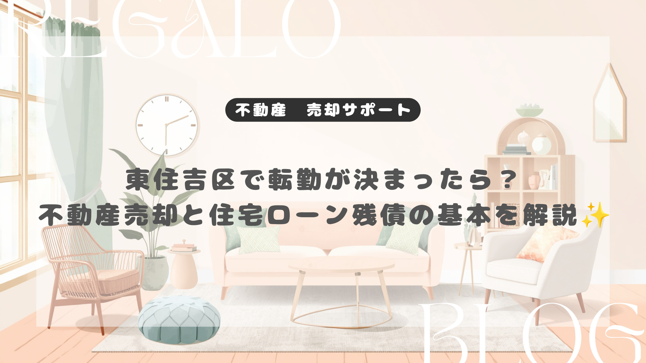 東住吉区で転勤が決まったら?不動産売却と住宅ローン残債の基本を解説の画像