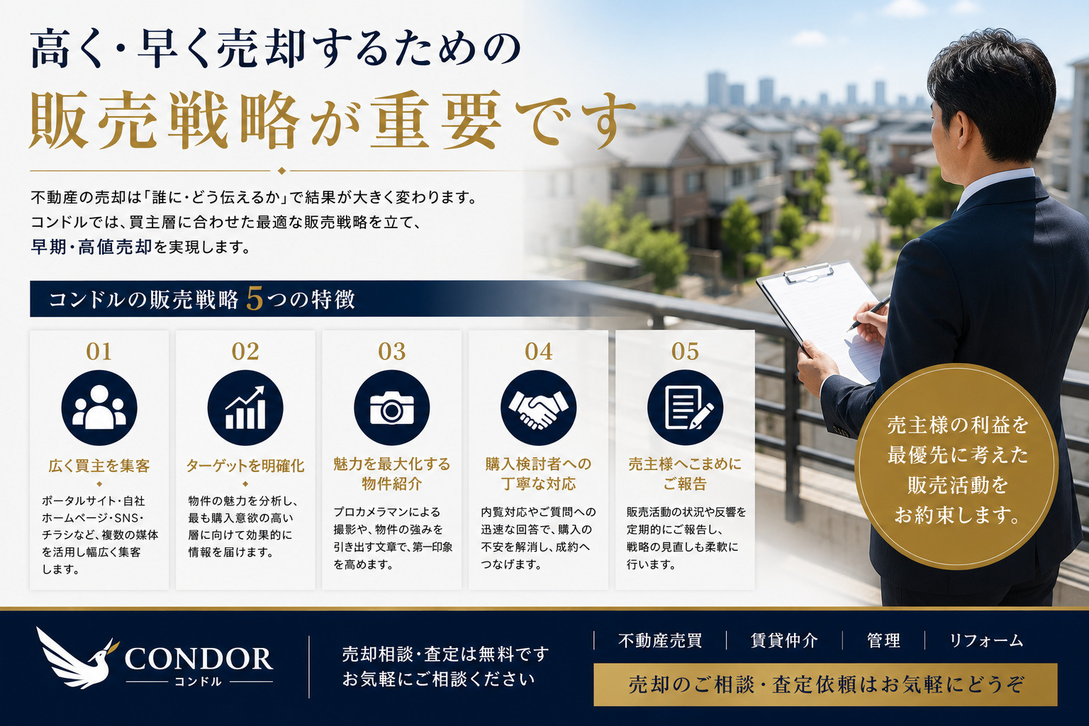 コンドルが大切にしている査定の考え方