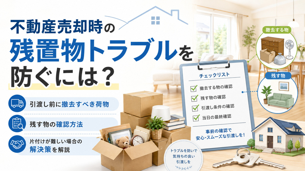 引渡しでトラブルになる「荷物・残置物」問題の正しい解決策【残置物トラブル発生率34%】の画像