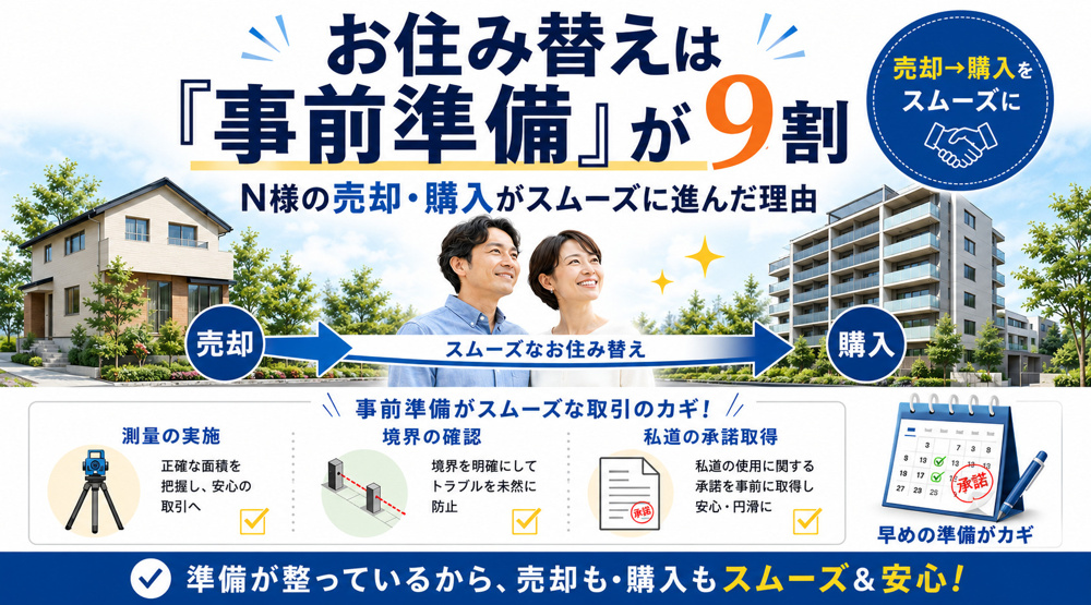 お住み替えは「事前準備」が9割。N様の売却・購入がスムーズに進んだ理由の画像