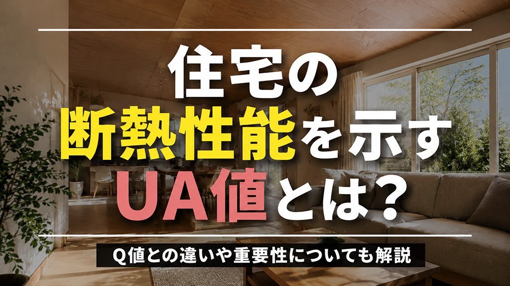 住宅の断熱性能を示すUA値とは？Q値との違いや重要性についても解説