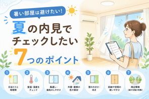 暑い部屋は避けたい！夏の内見でチェックしたい7つのポイントの画像