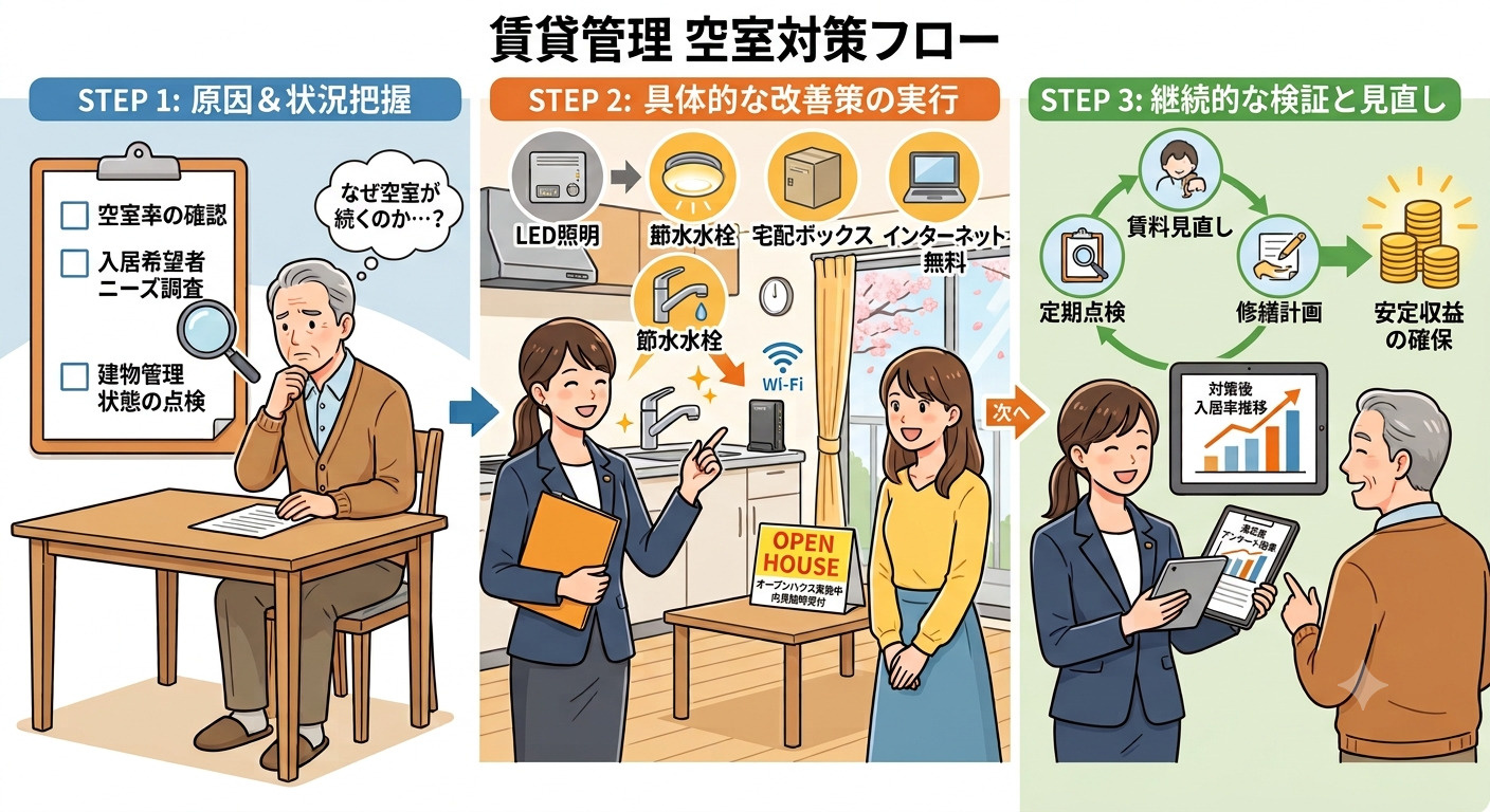 賃貸管理の空室対策は必要か？効果的な方法を解説の画像