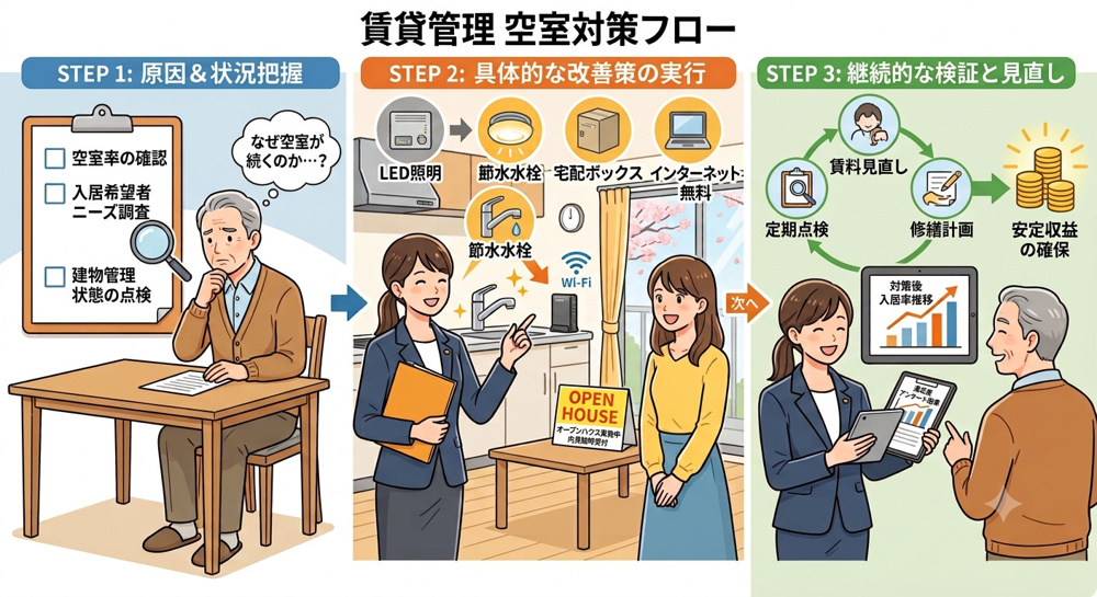 賃貸管理の空室対策は必要か？効果的な方法を解説の画像