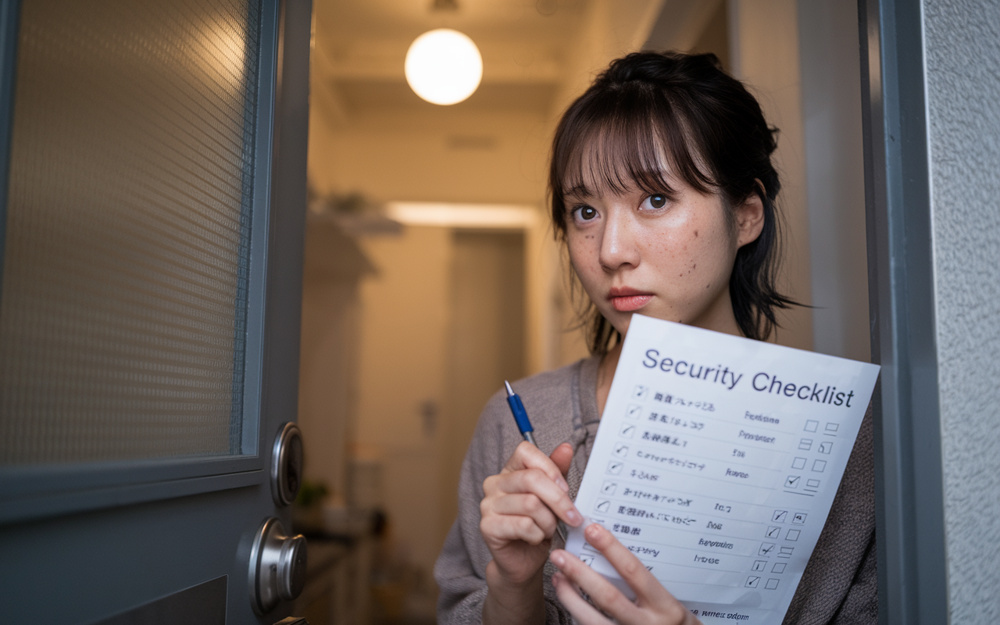 女性の一人暮らし賃貸は安全？防犯対策チェックリストで安心を確認の画像